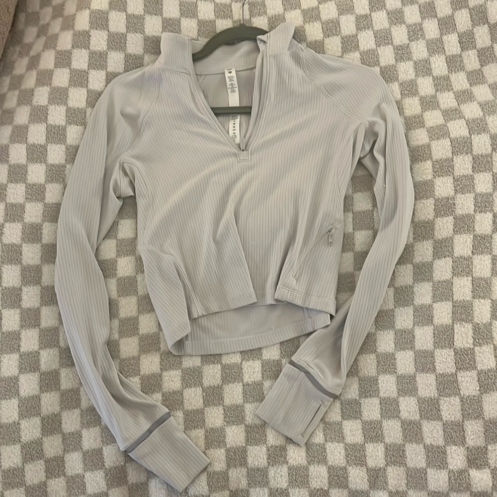 Lululemon NWOT Ribbed Quarter Zip